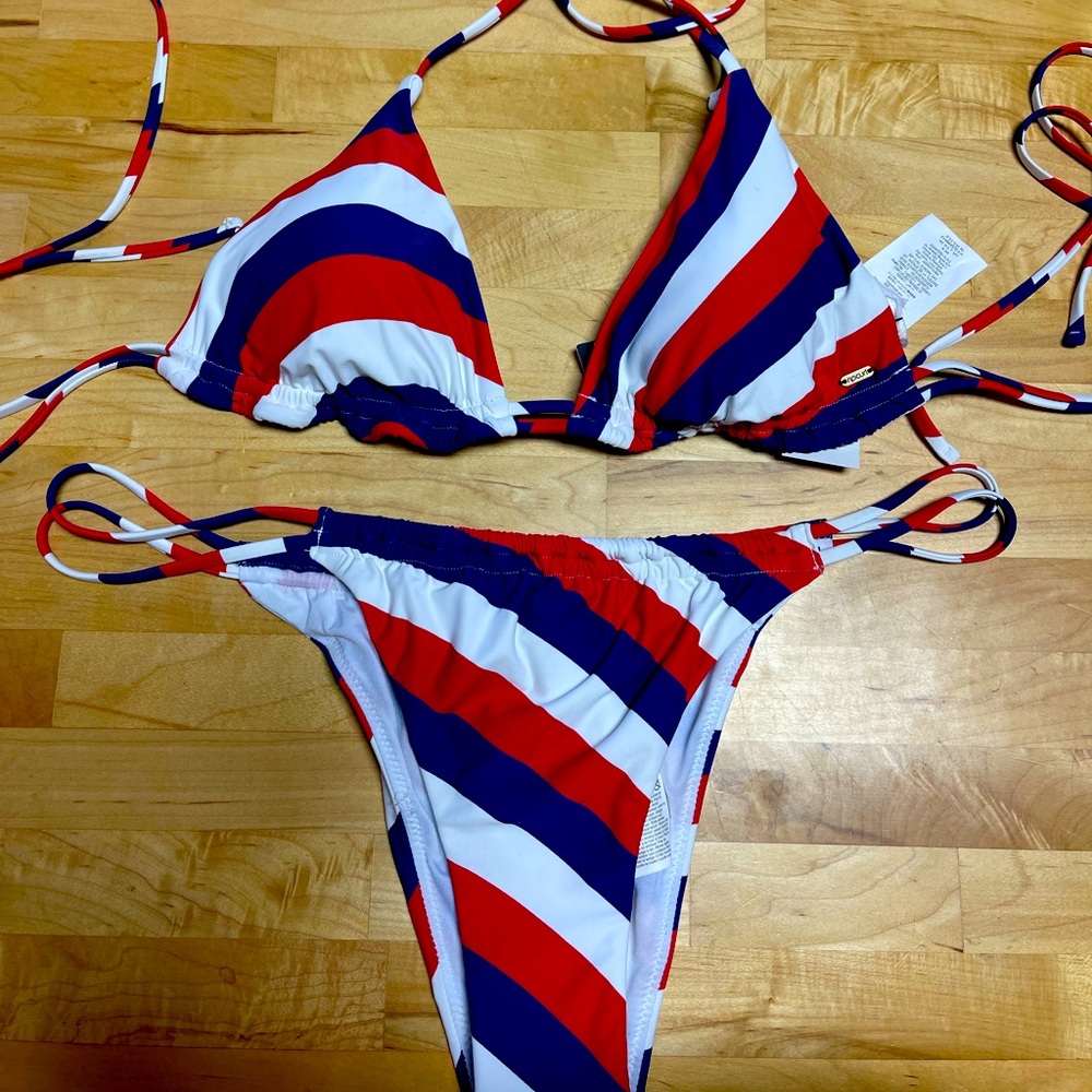 Kindred Swirl Rip Curl Bikini Set